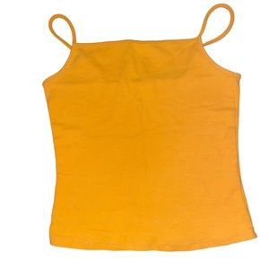 Yellow garage tank top